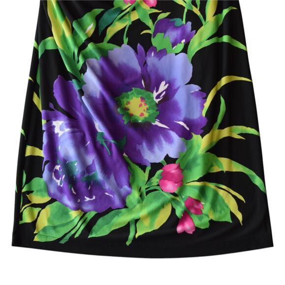 Y2K Bold Floral Going Out Dress by Ronni Nicole - Size 10 - Picture 4 of 6